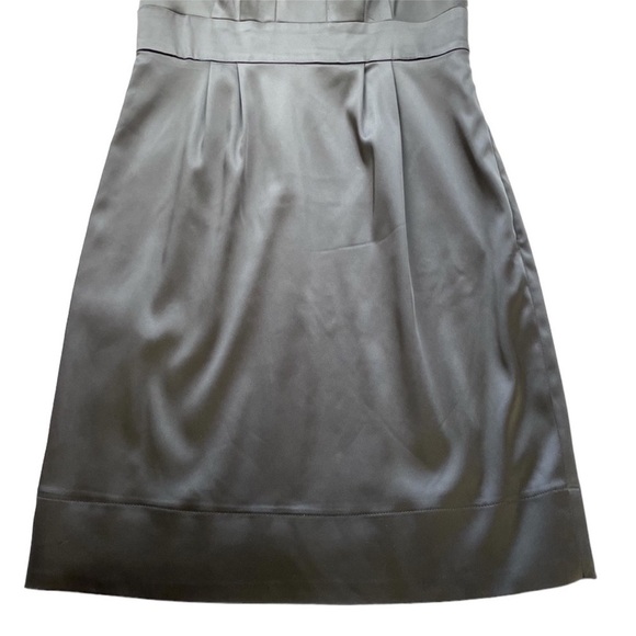 TAYLOR Little Black Dress Ruffle Neck Dress Size 2 - Picture 5 of 8